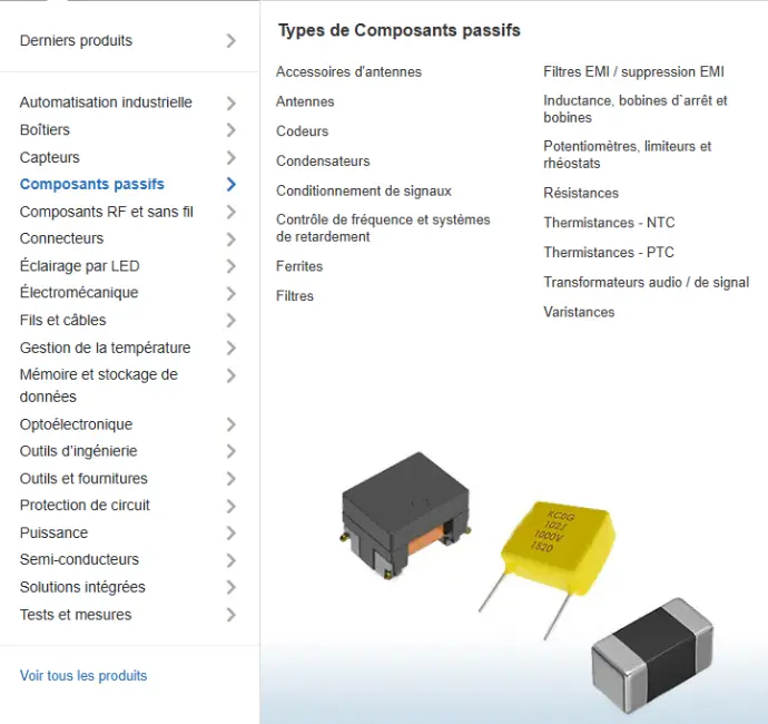 electronic component store